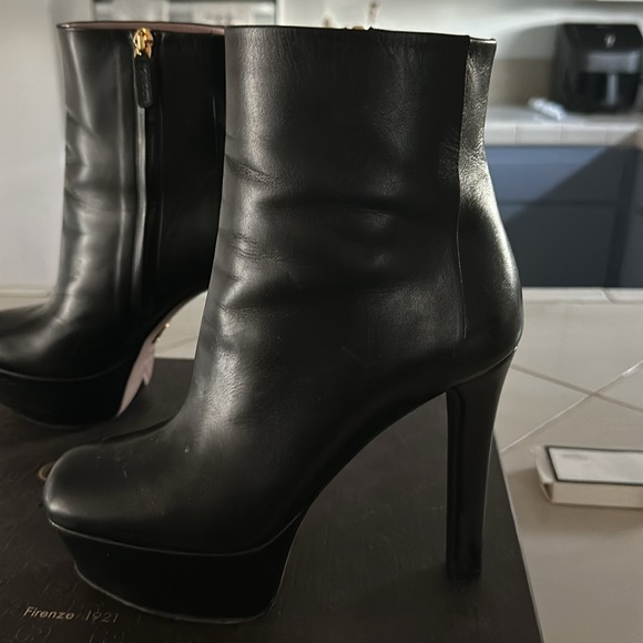 Gucci Platform Leather Bootie Size 361/2 - Picture 3 of 8